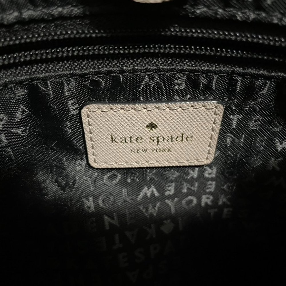 EUC Kate Spade Tan & Black Purse - Picture 4 of 8